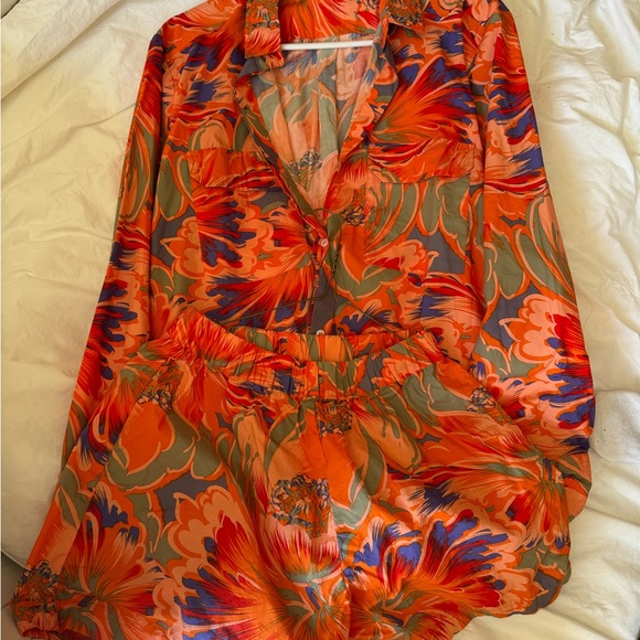 NWOT blouse and short set - Picture 8 of 11